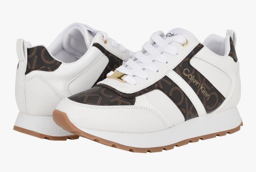 Calvin Klein Carlla color blanco con cafe