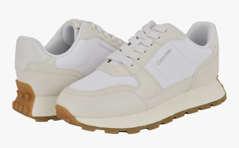 Calvin klein Tulay color blanco con beige