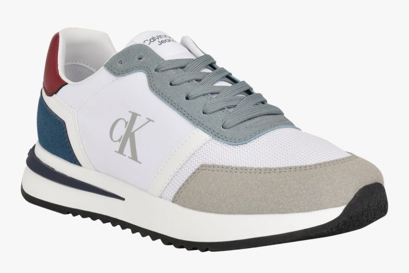 Calvin Klein Picio color blanco con gris