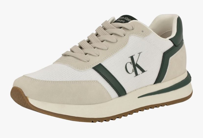 Calvin Klein Picio color beige con verde