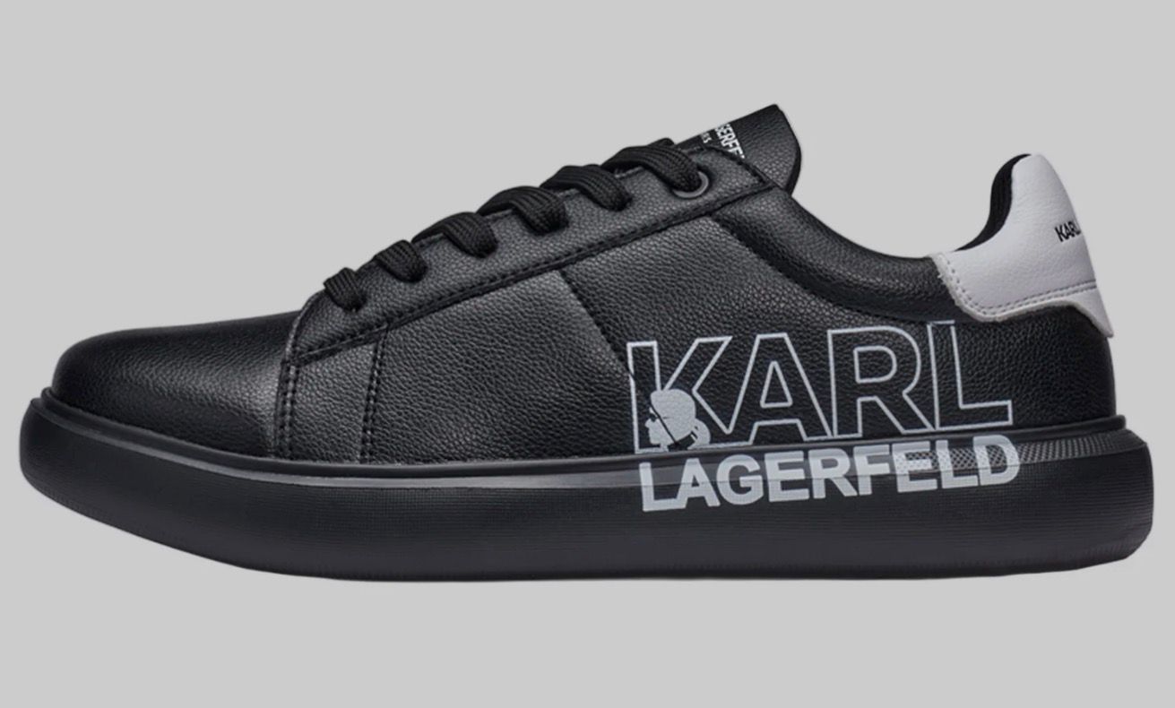 Karl Lagerfeld plataforma color negro